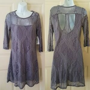 Lace Cutout Dress Size S